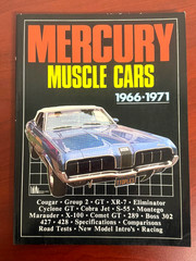 Mercury Muscle Cars Book 1966-1971 By R.M. Clarke Brookland Books 1984 Paperback