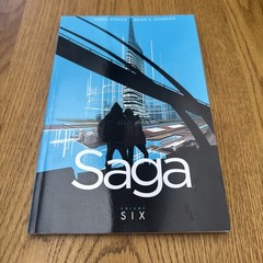 SAGA VOLUME SIX GRAPHIC NOVEL IMAGE COMICS RATED M PAPERBACK TPB