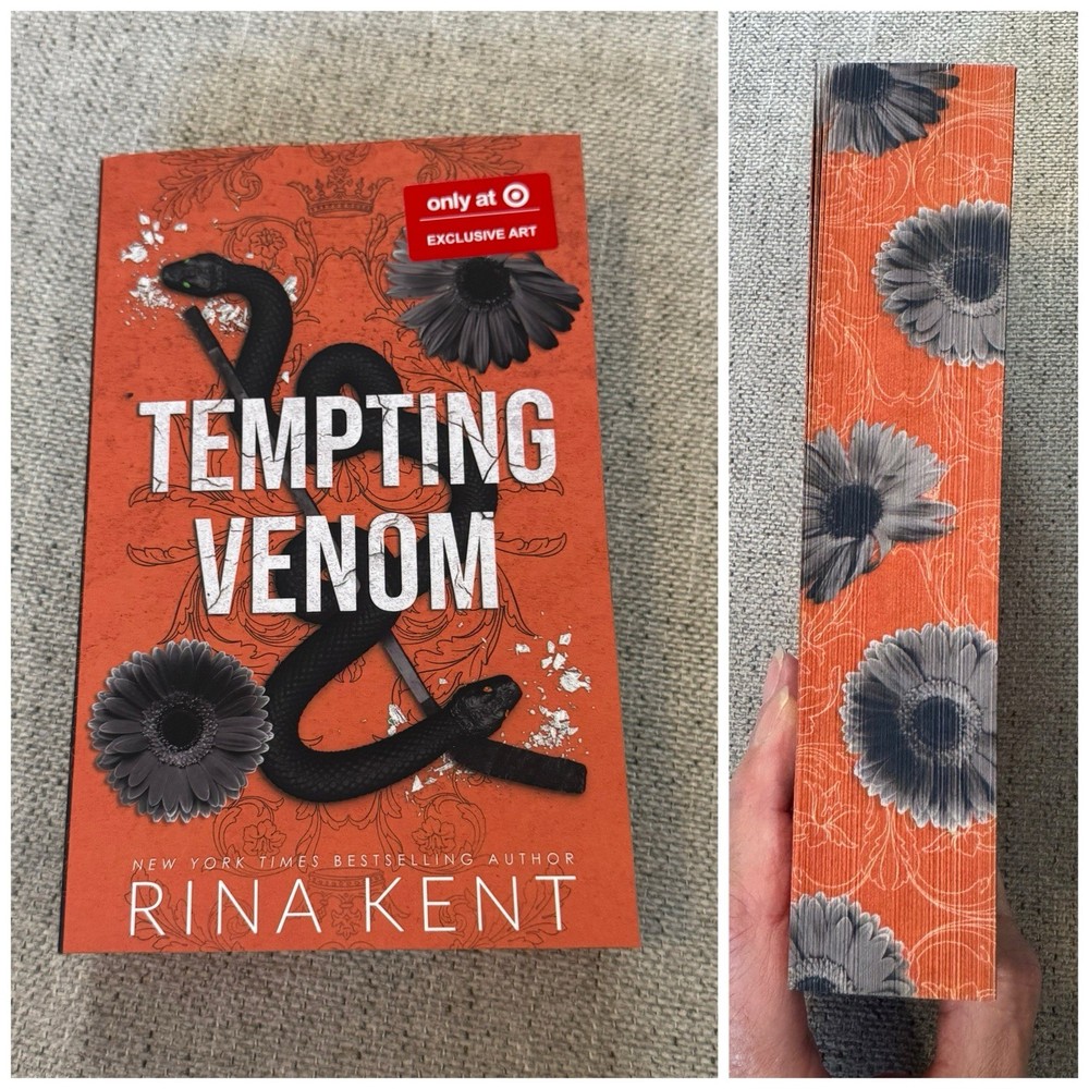 Tempting Venom Rina Kent Target Exclusive Sprayed Edge With Bound Couple Art New