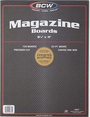 BCW Magazine Boards Packs (100 per pack)