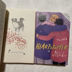 SIGNED Heartstopper Volumes 3 & 4 by Alice Oseman + Nick Doodle