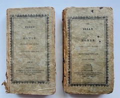 1812 Iliad by Homer 2 vols Baltimore Imprint Original Boards A. Pope Translation
