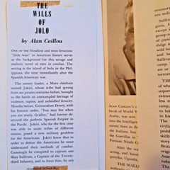 The Walls Of Jolo, Alan Calliou?1960 HC Appleton Century 248 Pages