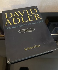 DAVID ADLER : The Architect and His Work by Richard Pratt 1970 HC DJ 1st EDITION