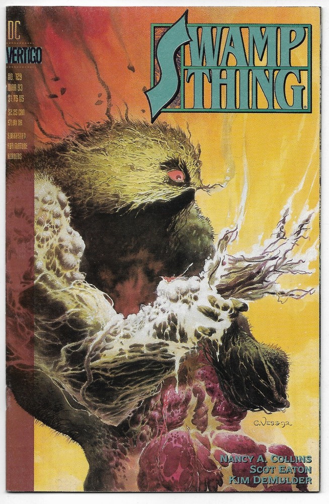 Swamp Thing #129 DC Vertigo Collins Eaton DeMulder VFN/NM 1993