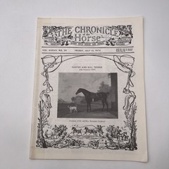 The Chronicle Of The Horse July 12, 1974 – Hunter And Bull Terrier