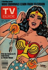 1977 TV Guide January 29 – Wonder Woman; Lynda Carter; Tony Randall – Opera;