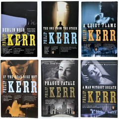 BERNIE GUNTHER lot of 6 books by Philip Kerr tpb BERLIN NOIR, QUIET FLAME+