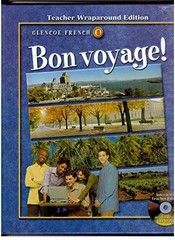 Bon Voyage! Glencoe French 3, – Hardcover, by Glencoe/McGraw HIll – Very Good