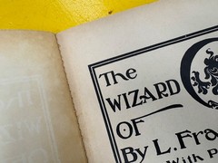 Lot of 3 OZ books L Frank Baum Soft cover Rand McNally Vintage wizard of oz
