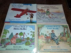 A Picture Book Of… Lot of 4 PB Biographies for Kids Homeschool scholastic