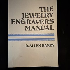 The Jewelry Engravers Manual Revised Ed. Hardy & Bowman PB 1976 Van Nostrand