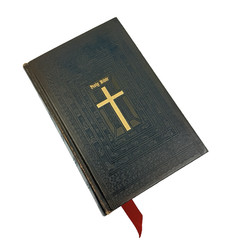 Vintage 1953 Catholic Family Holy Bible John J Crawley Illustrated Hardcover
