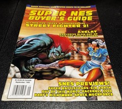 Super NES Buyer’s Guide Magazine Street Fighter II, Axelay Vol 2 #3, Sept 1992