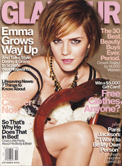 Glamour Magazine Emma Watson Women’s Fashion Best Beauty Paris Jackson 2012
