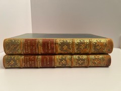 Antique 1895 Secret & Private Memoirs of Louis XIV & XV 2 Volume Set Sangorski