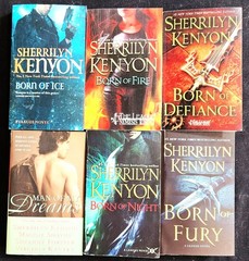 Sherrilyn Kenyon~Lot 6 PB~League: Nemesis Rising Series 1-4, 8-9~Born in Fury+
