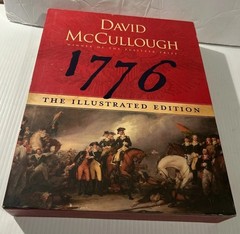 1776 David McCullough (2007, Hardcover, Illustrated edition) Slipcase