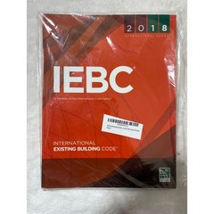 2018 International Existing Building Code IEBC ICC Softcover 9781609837525 NEW