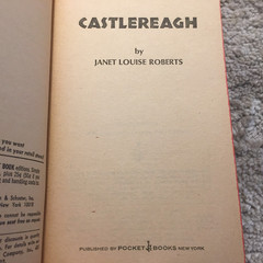 Castlereagh Janet Louise Roberts 1975 Pocket Books Gothic Romance Paperback Book