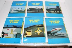 Famous Airplanes of the World 1970’s 6 Book Lot ~Japanese ~Bunrin-Do Trade PBs