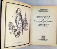 Franklin Woolman Penn Harvard Classics 1980 Grolier Enterprises Hardcover