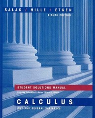 Student Solutions Manual for Calculus: One and Several Variables, Eighth Edi…