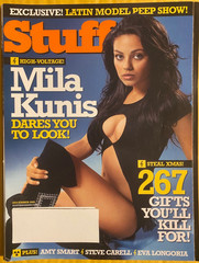 MILA KUNIS stuff STACY KEIBLER Dave grohl STEVE CARELL Elizabeth hurley DUFF