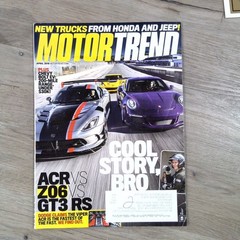 MOTOR TREND Magazine April 2016 Viper ACR Z06 GT3 RS Chevy Bolt EV