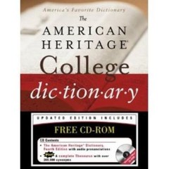 The American Heritage College Dictionary, Fourth Edition with CD-ROM – GOOD