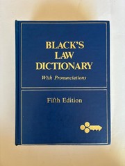 Black’s Law Dictionary 5th Edition West Publishing Hardcover Excellent Condition