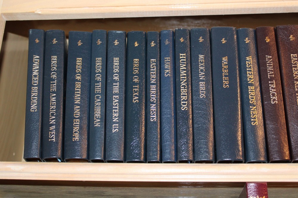 Roger Tory Peterson Field Guides Easton Press 48 volume complete set. FINE/RARE!