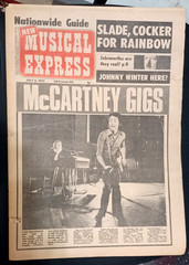 New Musical Express NME July 1972 Paul McCartney Slade Rainbow Excellent Cond