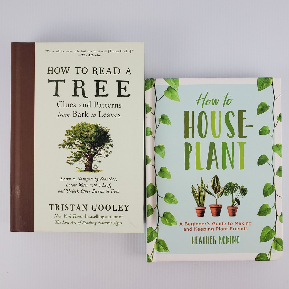 How to Read A Tree by Tristan Gooley & How To HousePlant by Heather Rodino Decor