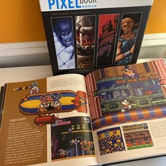 The Unofficial SNES Pixel Book Super Nintendo 16-bit Game Art Book HC w Slipcase