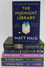 Lot of 6 Cozy Mysteries Bookshops, Libraries (PB) Matt Haig, Evie Woods – LN