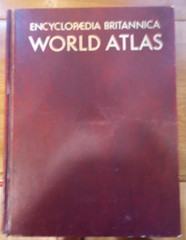 ENCYCLOPEDIA WORLD ATLAS by Britannica 19961 15″x11″ BIG BOOK 388 pages