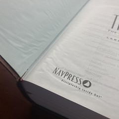 The Message Bible Eugene Peterson Apress Brown Leather Large Print Numbered USA