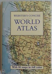 Websters Concise World Atlas – Hardcover – VERY GOOD