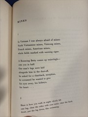 Bruce WEIGL / Song of Napalm 1st Edition 1988