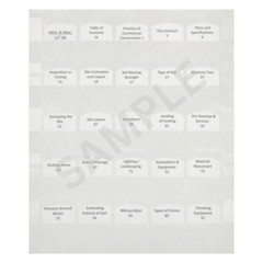 Pre-Printed Tabs – FLORIDA CONTRACTORS MANUAL 2025 EDITION