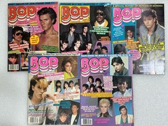 Lot of 5 Bop Magazines 1984-85 Madonna Wham! Duran Duran Menudo Billy Idol 1980s
