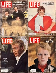 4x Vintage LIFE Magazines Featuring Julie Andrews, etc 1965 1966 1967!