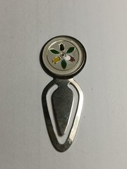 Multicolored Tuliup souvenir metal bookmark clip