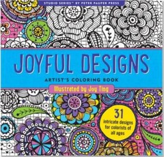 Joyful Designs Adult Coloring Book (31 stress-relieving designs) (Studio) – GOOD