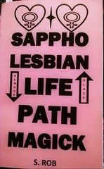 SAPPHO LESBIAN LIFE PATH MAGICK 76 page staple bound book spellbook