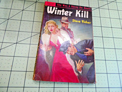 Popular Library Paperback 361 Winter Kill Steve Fisher Pulp Noir GGA