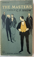 The Masters C.P. Snow Vintage Paperback Doubleday Anchor Books 1951 B1 UNREAD