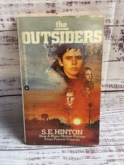 Vintage Laurel Leaf The Outsiders Book S. E. Hinton 1983 Movie Cover
