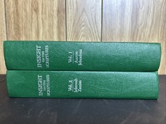 Insight on the Scriptures Vol. 1 & 2 HC 1988 1st Editions Like New